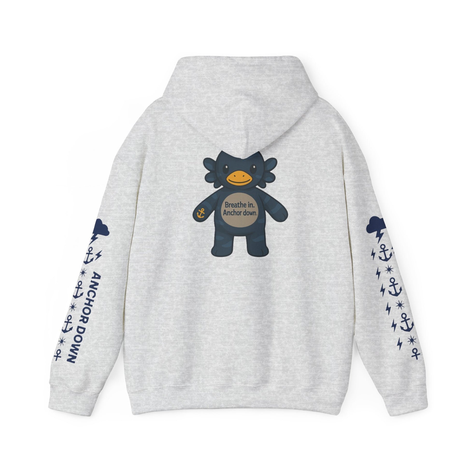 Nautical Storm Hoodie, Unisex Pullover, Cozy Sweatshirt, Gifts for Fishermen, Unique Beachwear, Casual Fishing Apparel