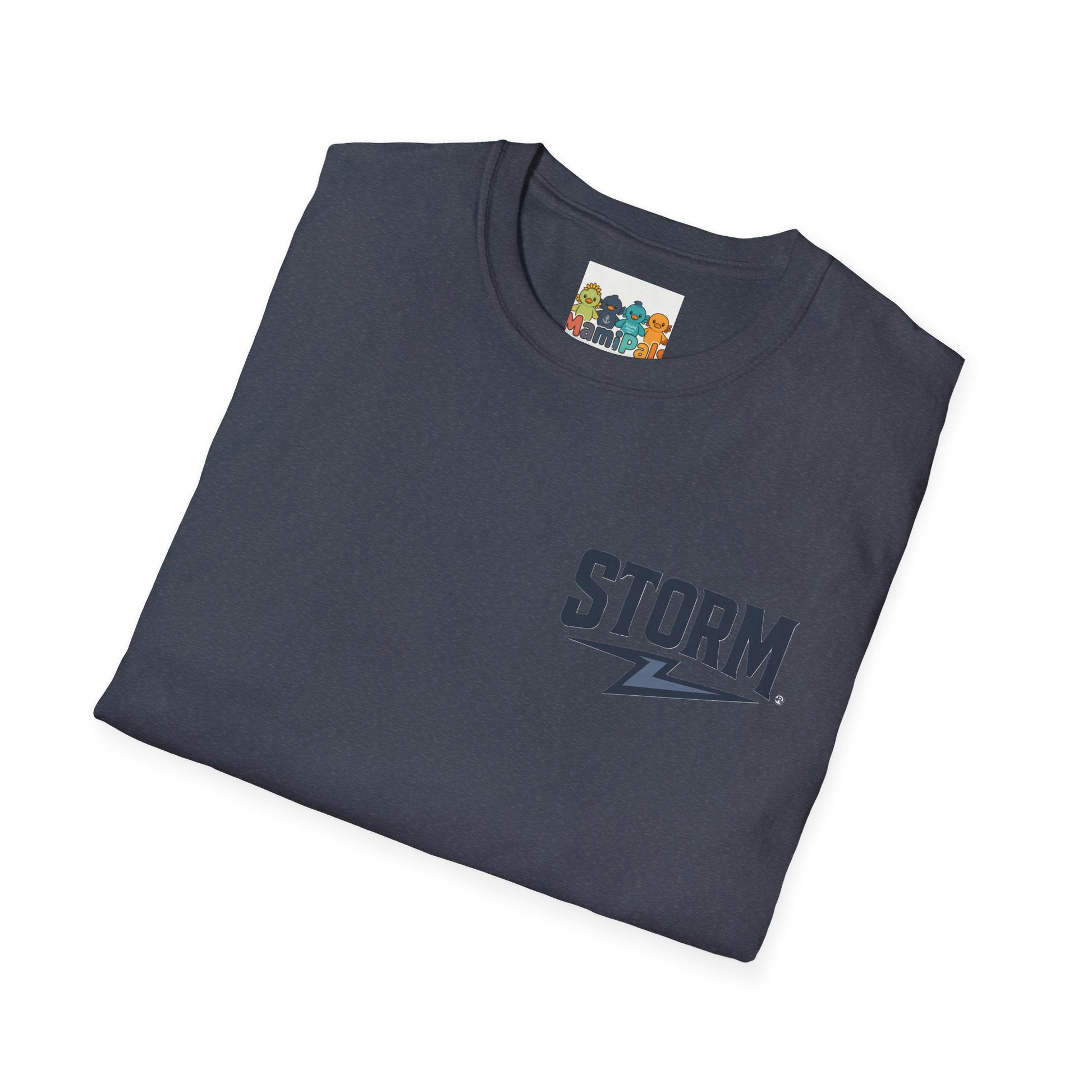 Stormy Duck Unisex T-Shirt, Cute Casual Tee, Fun Gift for Kids & Adults, Summer Adventure Apparel, Rainy Day Outfit