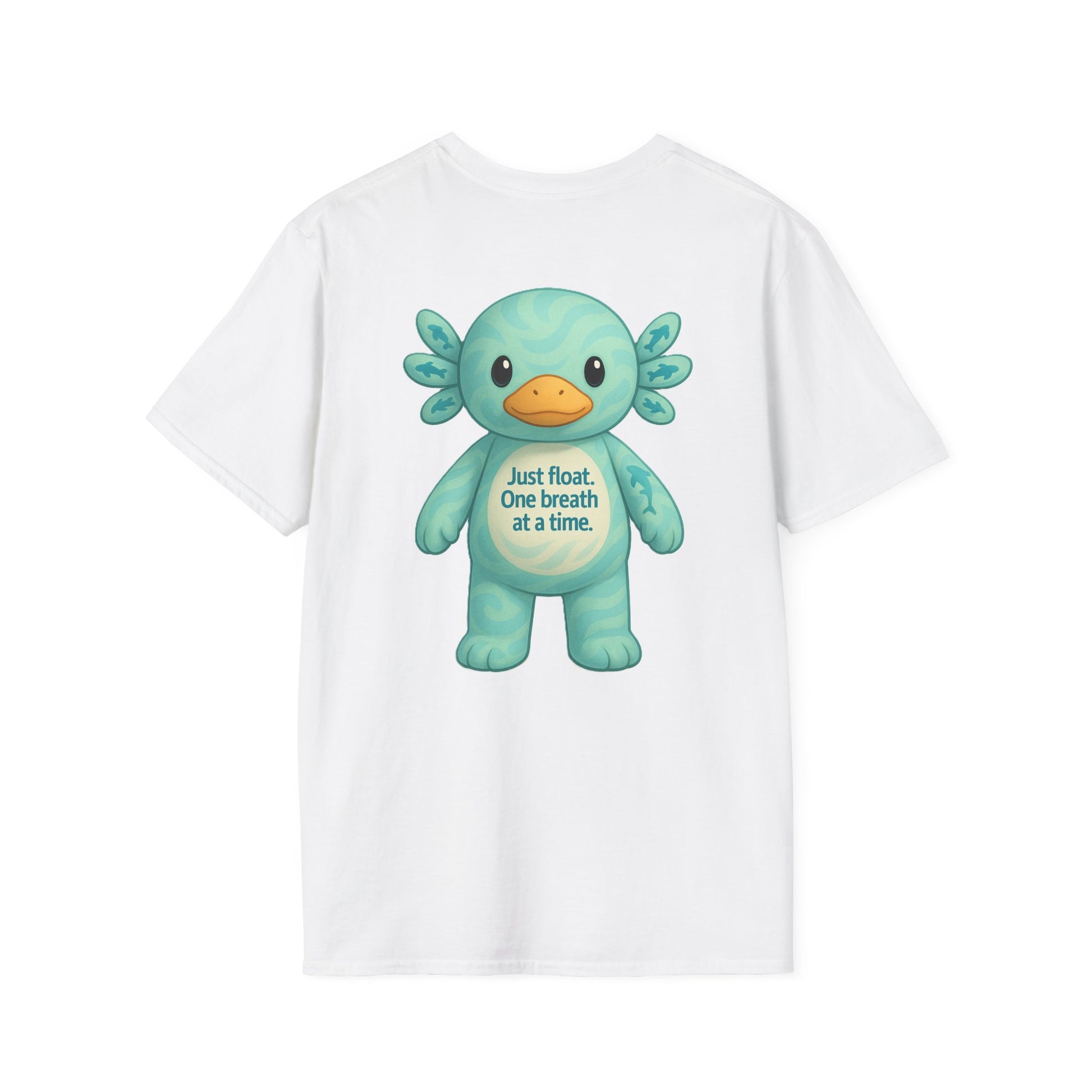 Unisex Softstyle T-Shirt, Float Theme Tee, Cute Quirky Shirt, Relaxation Apparel, Gift for Water Lovers, Affirmation Fashion