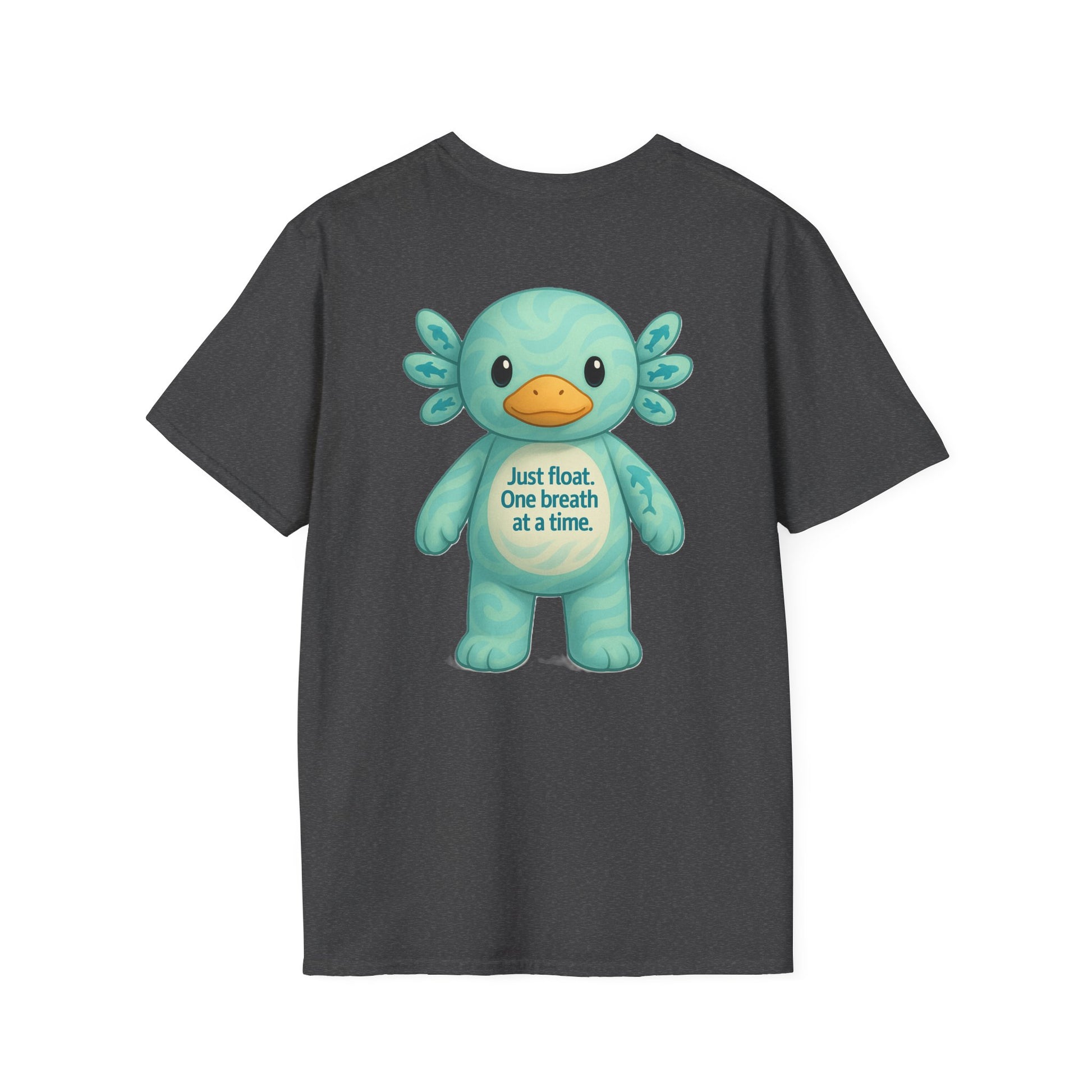 Unisex Softstyle T-Shirt, Float Theme Tee, Cute Quirky Shirt, Relaxation Apparel, Gift for Water Lovers, Affirmation Fashion