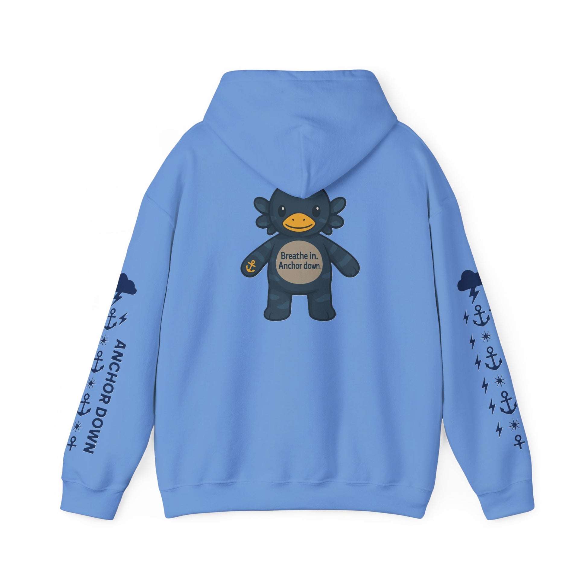 Nautical Storm Hoodie, Unisex Pullover, Cozy Sweatshirt, Gifts for Fishermen, Unique Beachwear, Casual Fishing Apparel
