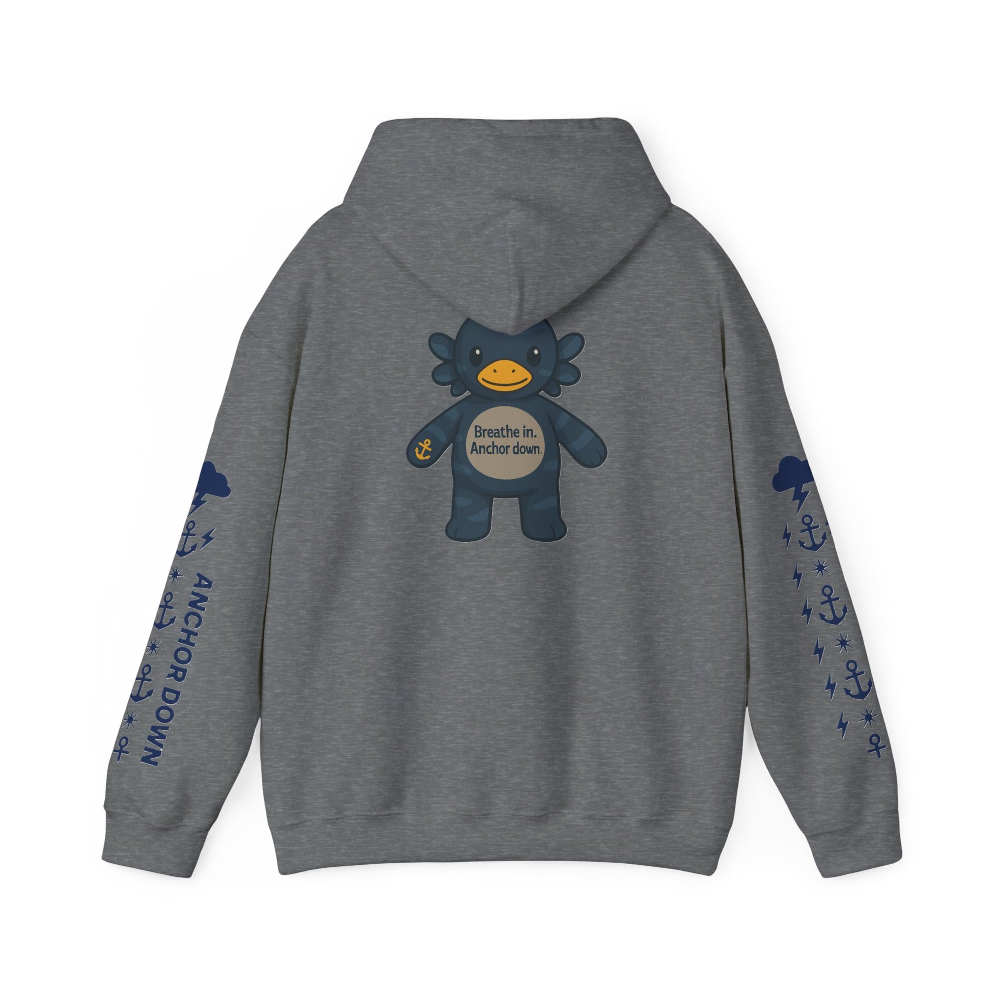 Nautical Storm Hoodie, Unisex Pullover, Cozy Sweatshirt, Gifts for Fishermen, Unique Beachwear, Casual Fishing Apparel