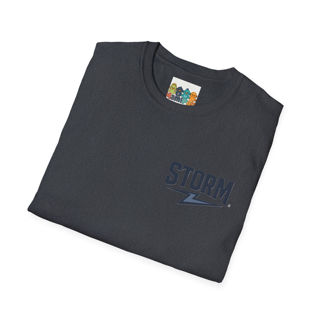 Stormy Duck Unisex T-Shirt, Cute Casual Tee, Fun Gift for Kids & Adults, Summer Adventure Apparel, Rainy Day Outfit