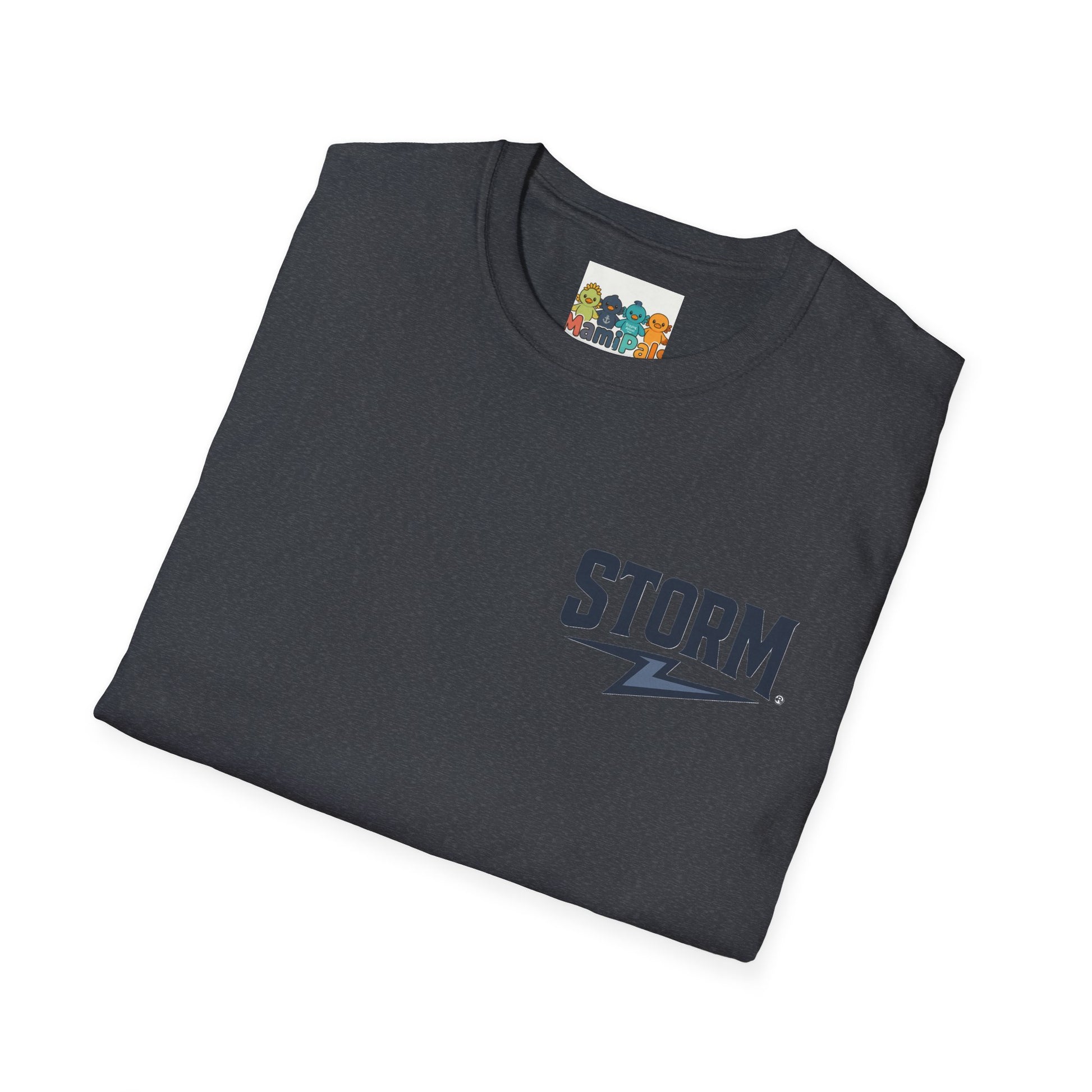 Stormy Duck Unisex T-Shirt, Cute Casual Tee, Fun Gift for Kids & Adults, Summer Adventure Apparel, Rainy Day Outfit