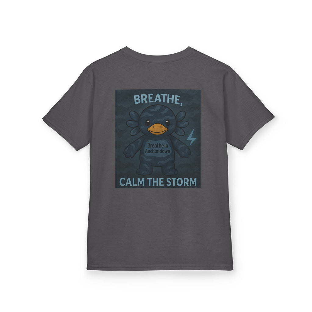 Kids Storm Graphic Tee, Fun Kids Shirt, Calm the Storm Tee, Kids Cartoon T-Shirt, Unique Gift for Boys and Girls