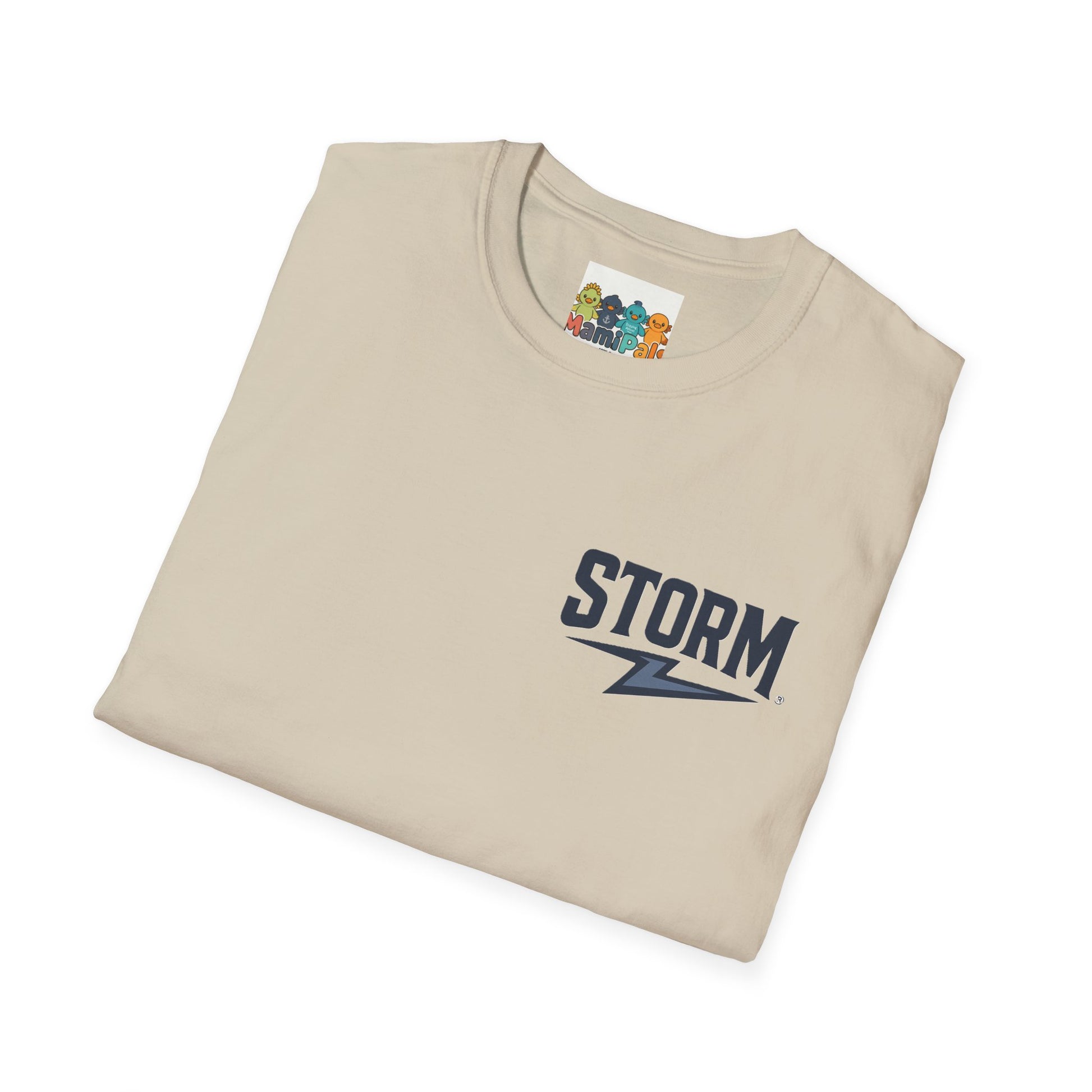 Stormy Duck Unisex T-Shirt, Cute Casual Tee, Fun Gift for Kids & Adults, Summer Adventure Apparel, Rainy Day Outfit