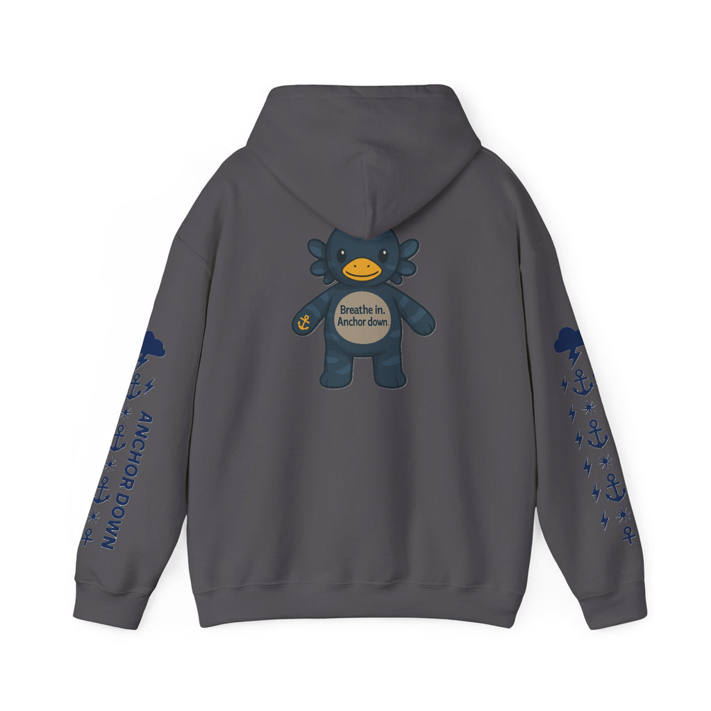 Nautical Storm Hoodie, Unisex Pullover, Cozy Sweatshirt, Gifts for Fishermen, Unique Beachwear, Casual Fishing Apparel