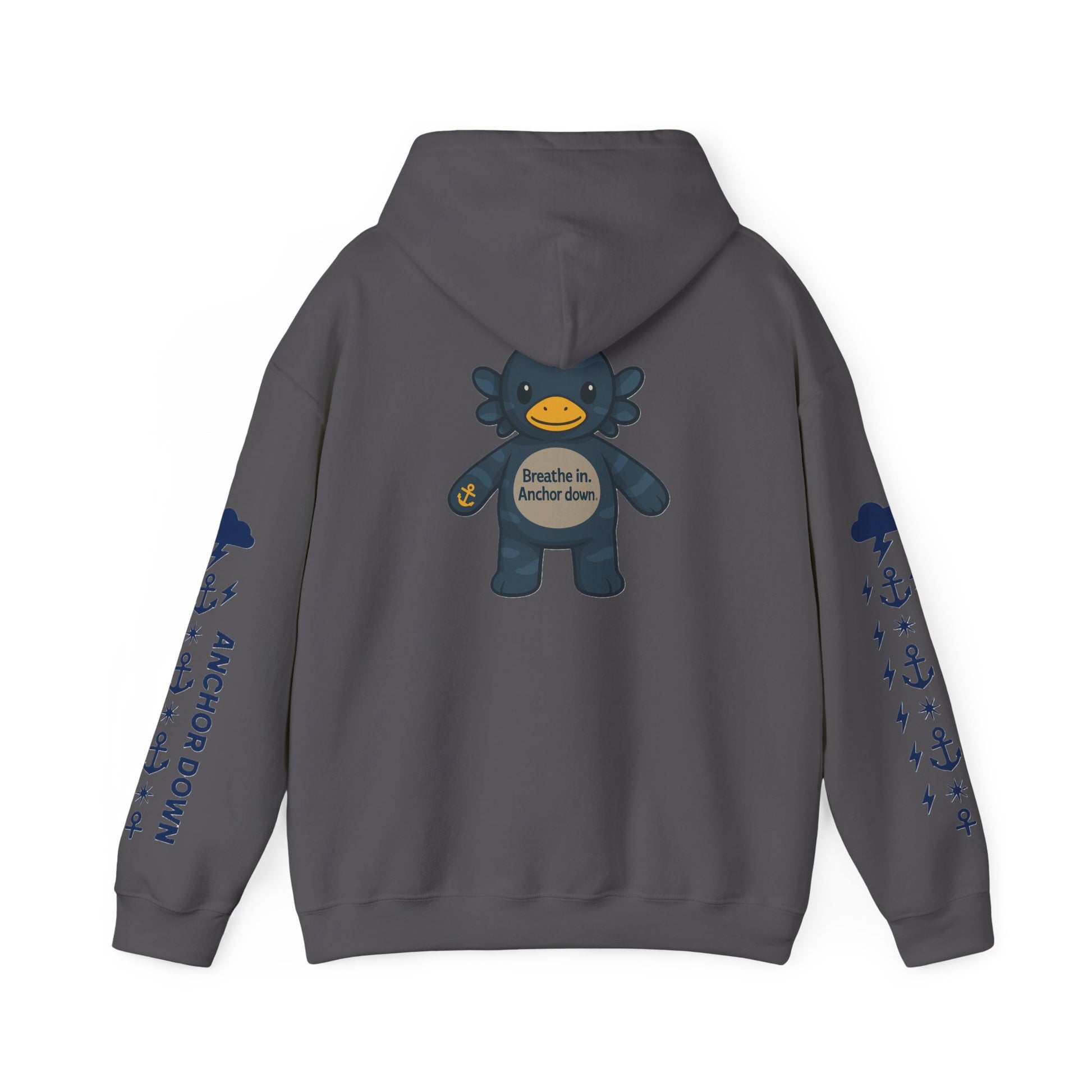 Nautical Storm Hoodie, Unisex Pullover, Cozy Sweatshirt, Gifts for Fishermen, Unique Beachwear, Casual Fishing Apparel