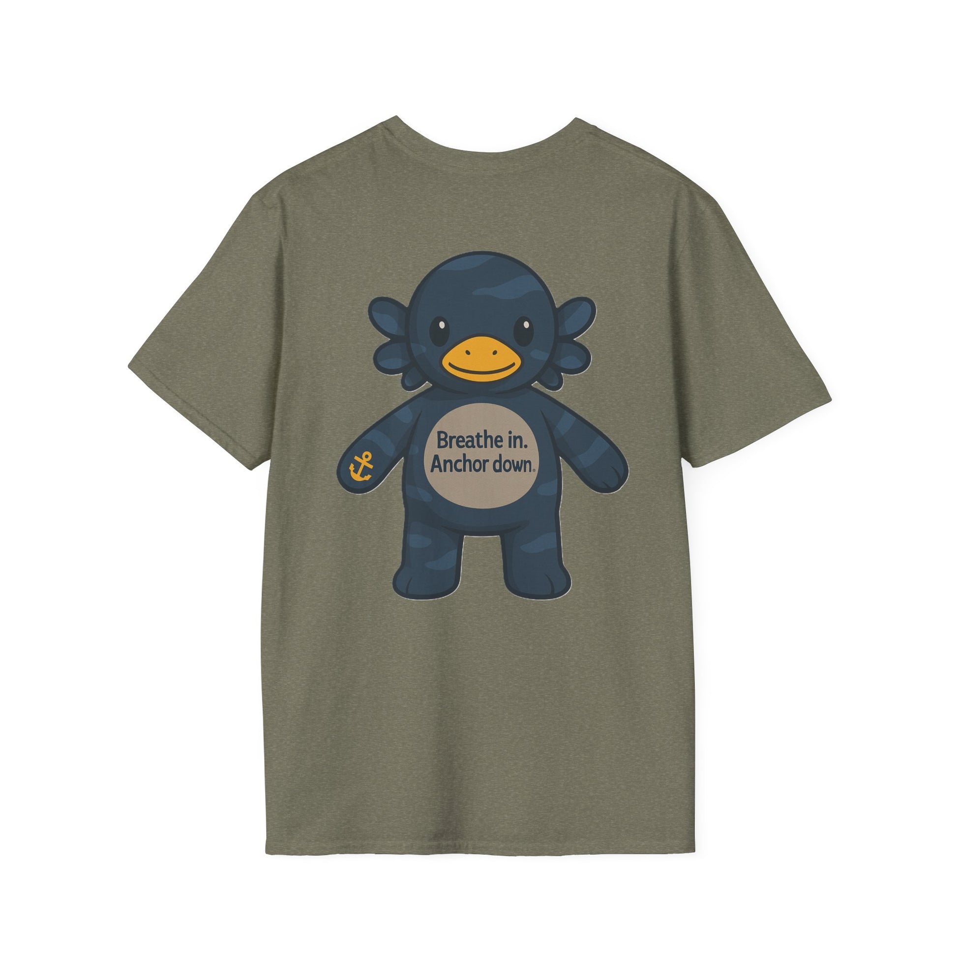 Stormy Duck Unisex T-Shirt, Cute Casual Tee, Fun Gift for Kids & Adults, Summer Adventure Apparel, Rainy Day Outfit