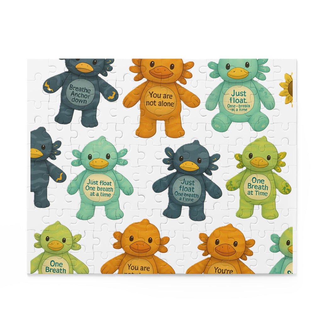 Mindful Creature Puzzle - 120/252/500-Piece, Stress Relief, Family Fun, Inspirational Gift, Mental Health Awareness