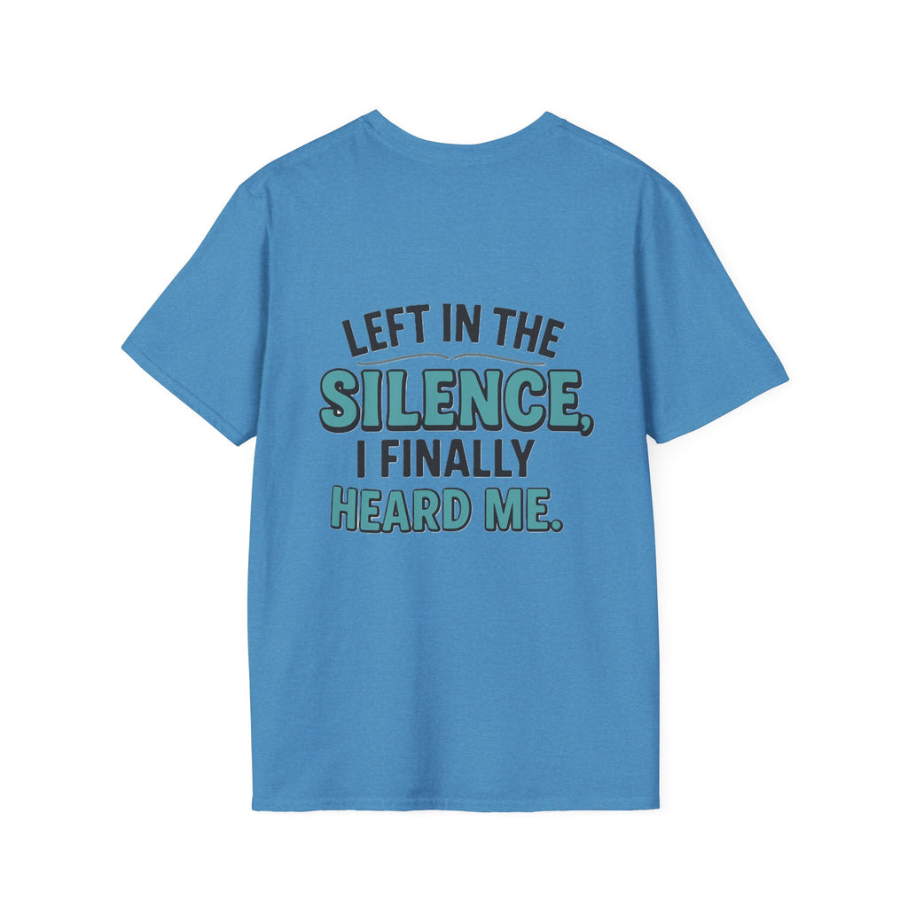 Mindful Message T-Shirt, Unisex Inspirational Tee, Gift for Relaxation, Self-Care Apparel, Mental Wellness Shirt