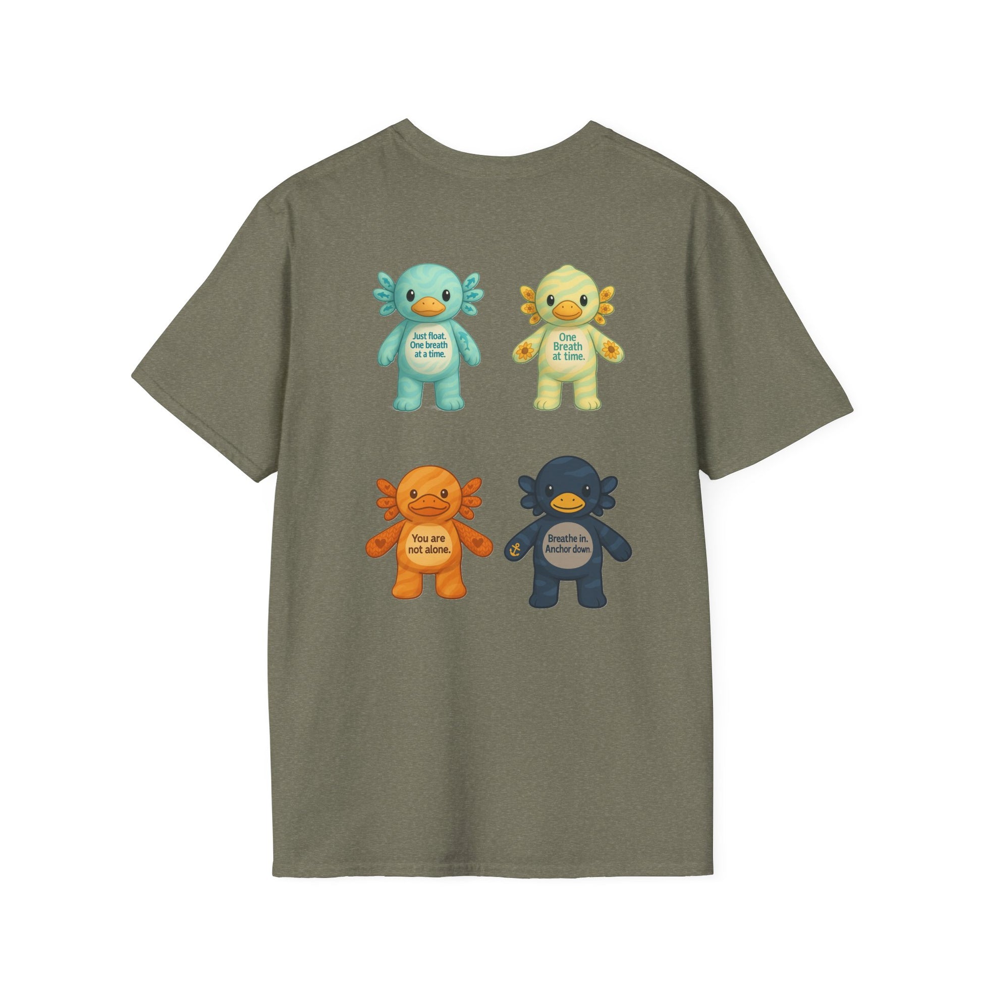 MamiPals Unisex Softstyle T-Shirt, Cute Monsters Tee, Unique Gift, Family Fun Shirt, Birthday Party Apparel, Playful Everyday Wear