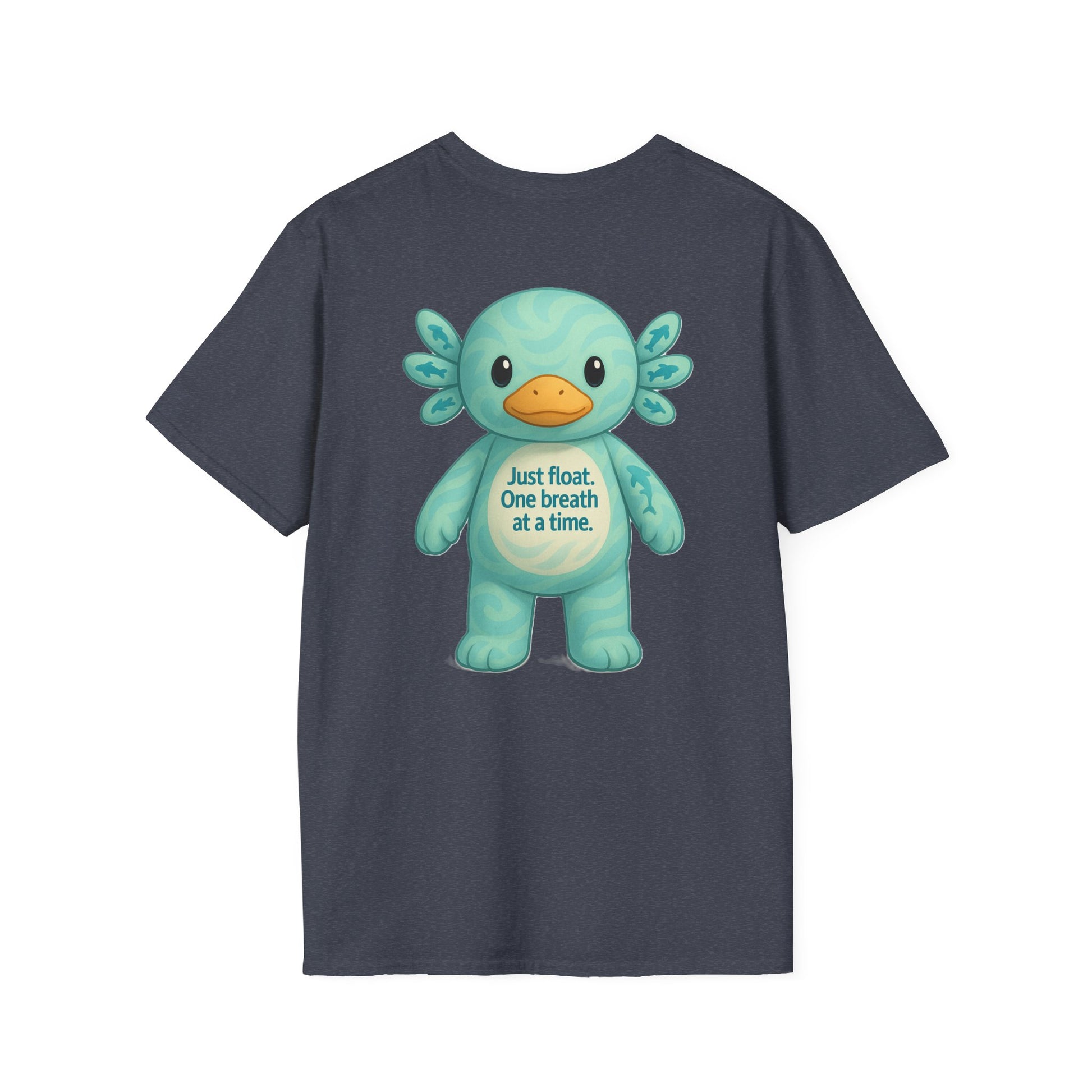 Unisex Softstyle T-Shirt, Float Theme Tee, Cute Quirky Shirt, Relaxation Apparel, Gift for Water Lovers, Affirmation Fashion