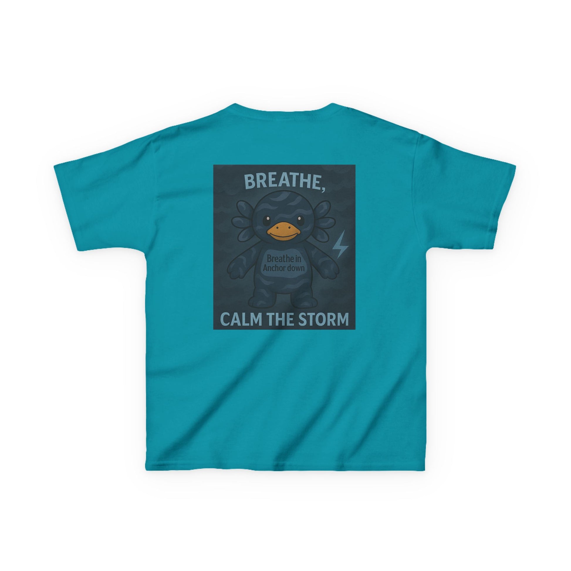 Kids Storm Graphic Tee, Fun Kids Shirt, Calm the Storm Tee, Kids Cartoon T-Shirt, Unique Gift for Boys and Girls